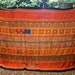 Vintage Hmong Throw, Thai Hill tribe embroidery