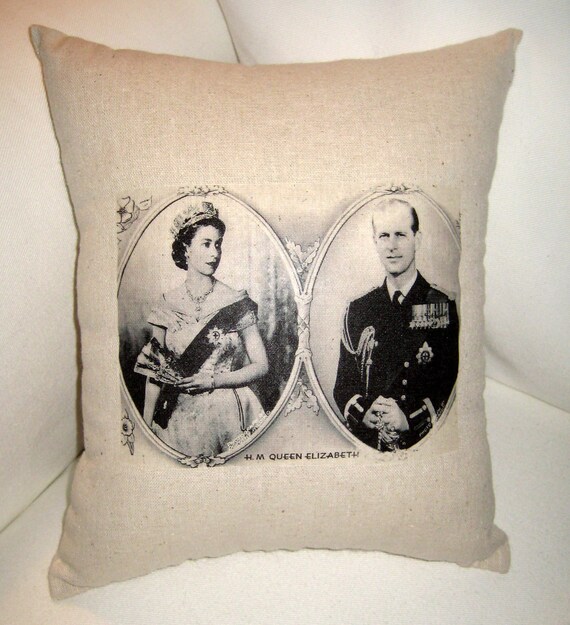 Queen Elizabeth British Monarchy Pillow London Jubilee