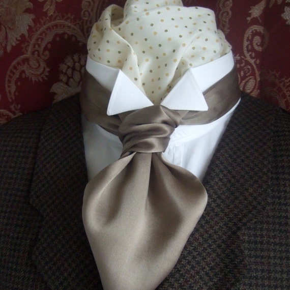 Silk Satin Self Tie Scrunchie Cravat Made in the Colour of your choice. by storiadiversa steampunk buy now online
