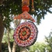 Hmong Textile Mobile Beautiful Decoration Made With Beads, Bells and Pompom