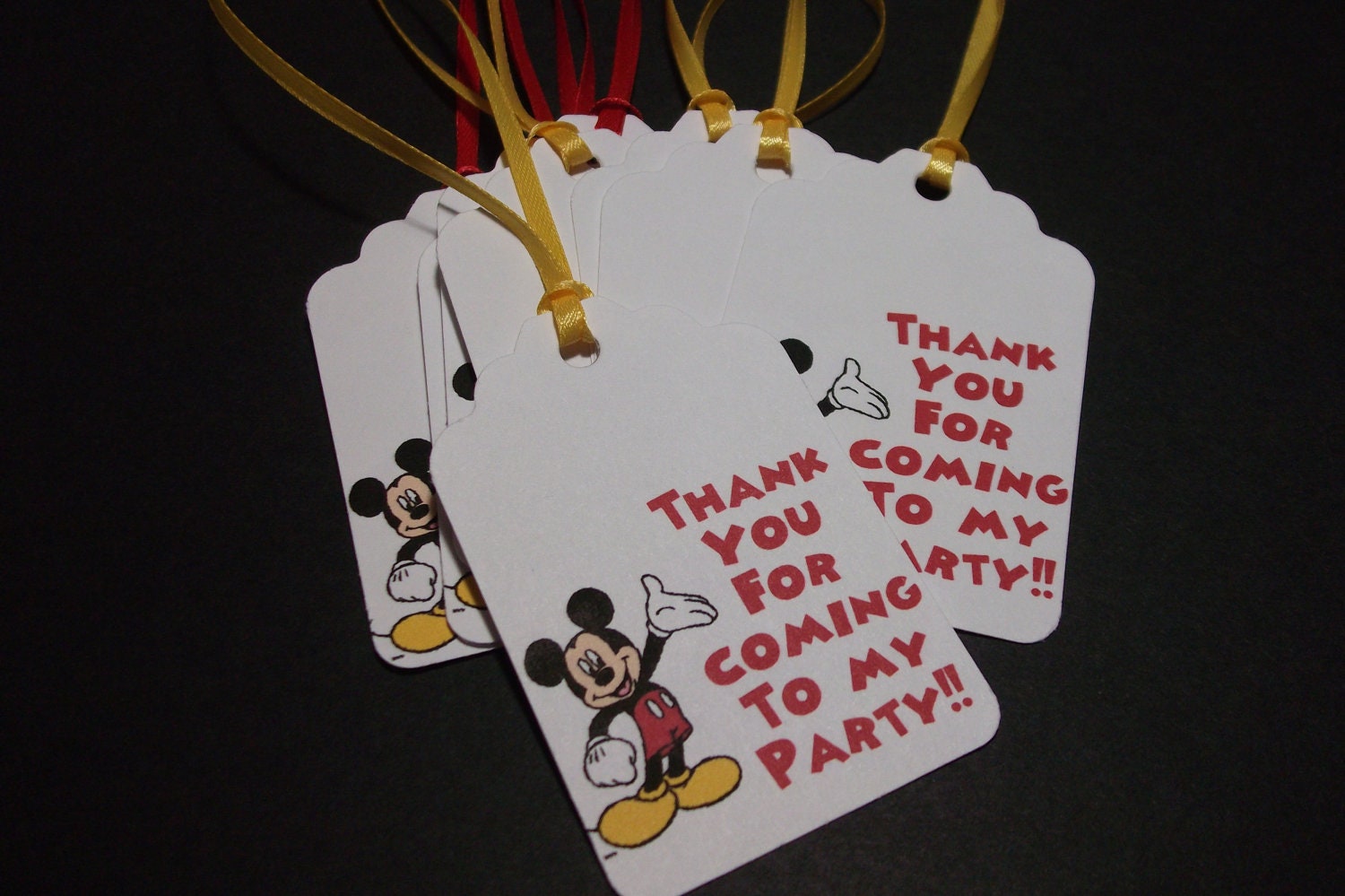 Mickey Mouse Gift Tags Printable