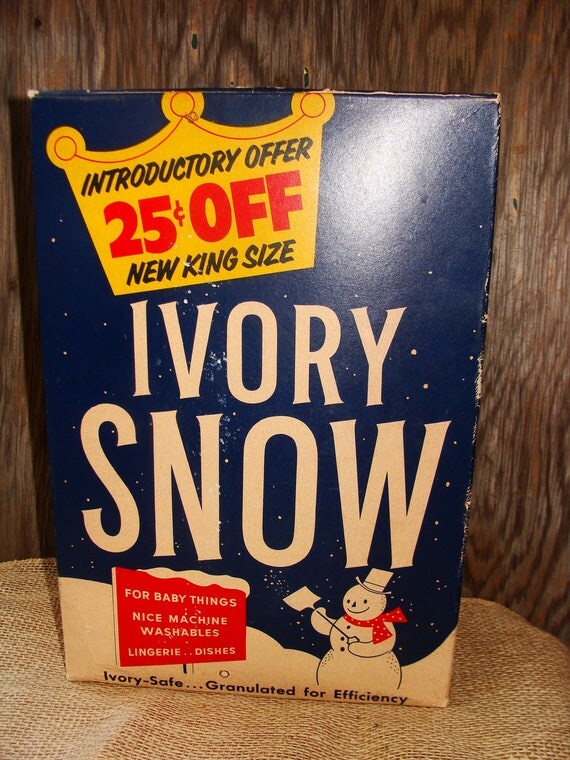 Vintage Ivory Snow Soap BoxSealed