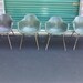 Mid Century Modern, vintage Krueger shell fiberglass chairs