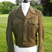 Reserved On Hold Post WW2 Eisenhower Ike Jacket Orginal Patches