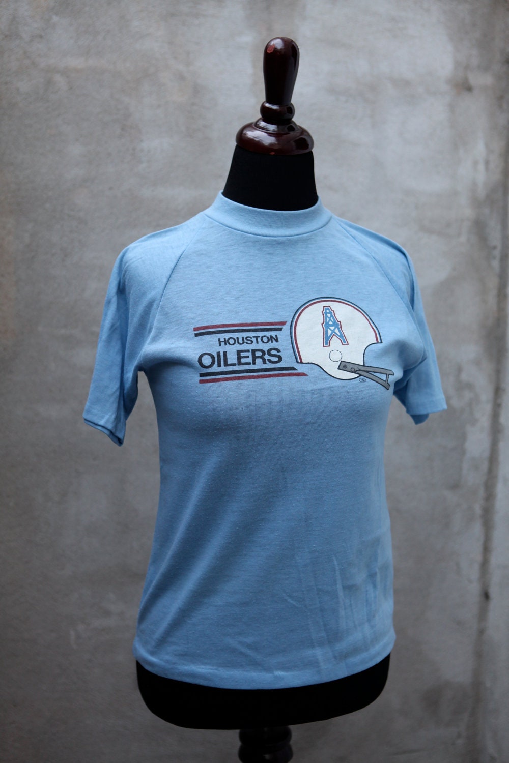 vintage HOUSTON OILERS Shirt Tennessee TItans 70's