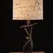 Upcycled Antique Iron Shoe Shine Stand Lamp 1
