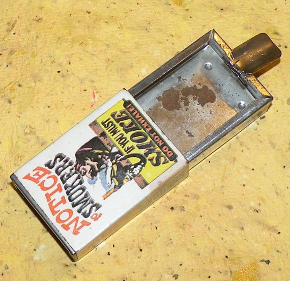 Vintage Pocket Ashtray Notice to Smokers... by RosePetalResources