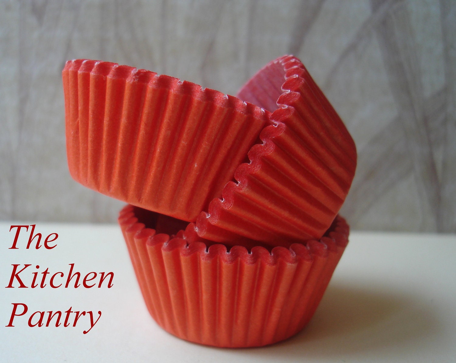 Solid Red Mini Cupcake Liners 50