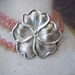 Sweet Little Edwardian Era Pansy Brooch