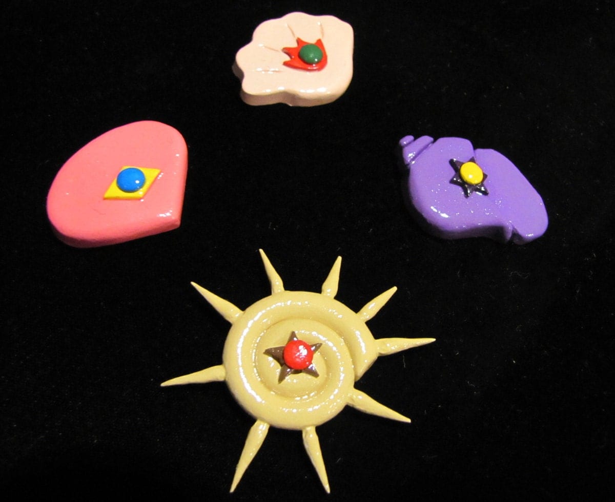 Pokemon Orange League Badges Set