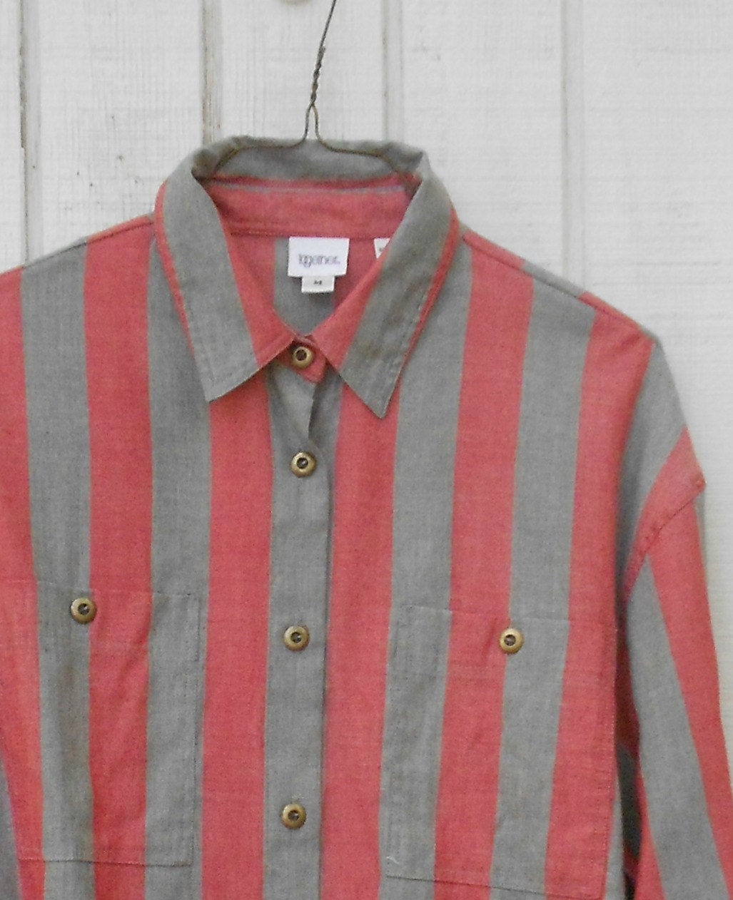 90s striped shirt men