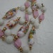 Vintage Pink Bead Vintage Necklace