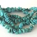Turquoise Magnesite Medium Chip Beads - 34" Strand
