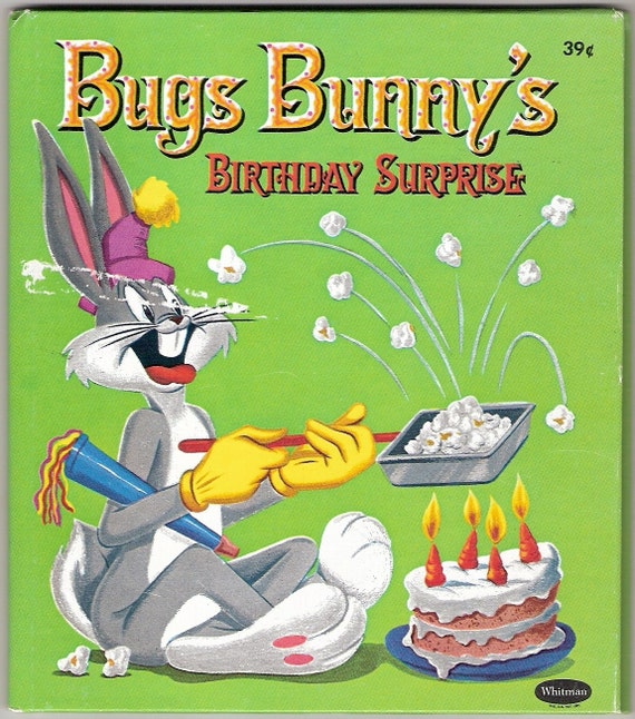 Bugs Bunny's Birthday Surprise Vintage Whitman Tell A Tale