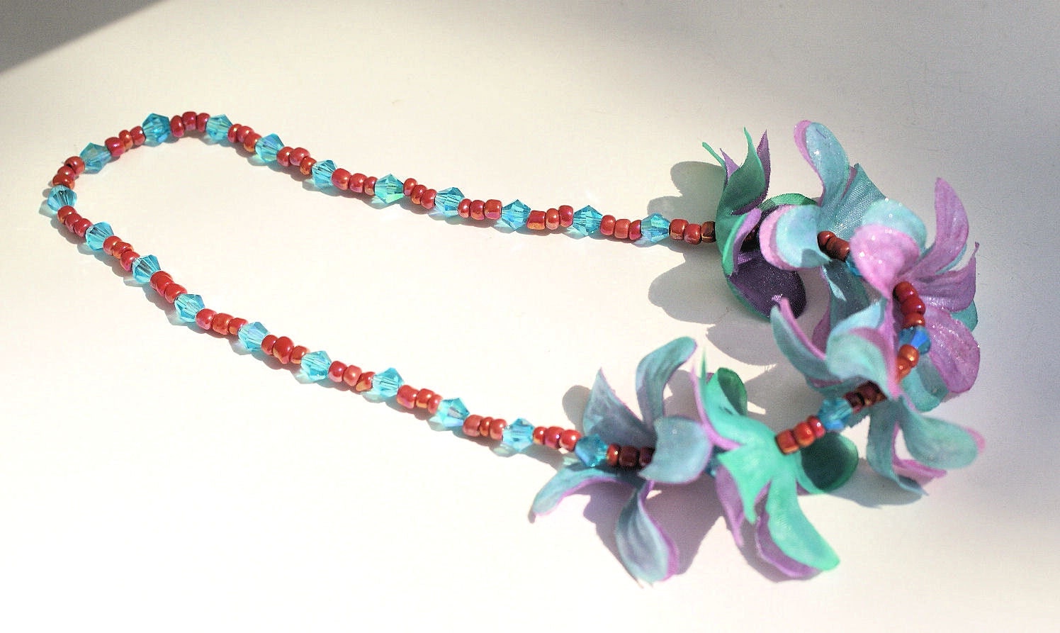 Flower Lei Car Air Freshener Hang on Mirror Fragrance