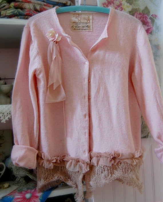 pink sweater wool womens clothing shabby chic medium vintage pink sweater wool womens clothing shabby chic medium vintage