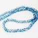 Light Blue AB Crystal Rondelle 6mm Glass Beads 45 STR131