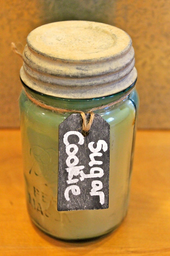 Items similar to Antique Ball Mason Jar Candle SUGAR COOKIE on Etsy