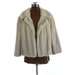 1950s 1960s Vintage Azurene Blue Grey Mink Fur Jacket / S M L
