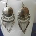 Vintage Peruvian Silver Jewelry Peruvian Coin EarringsTupac Amaru Inca Leader
