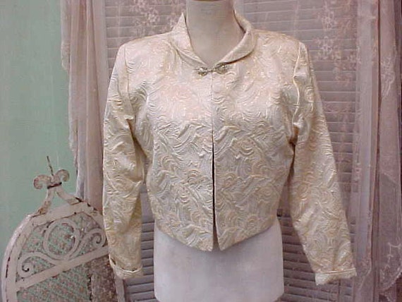 Gorgeous Vintage Brocade Evening Jacket with by Moonmaidenemporium