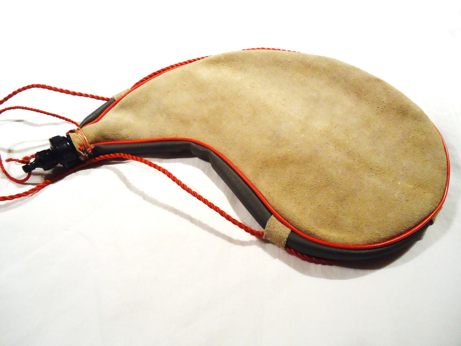 Leather/Suede Wine Flask Made in Spain