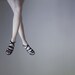 Chunky heel strappy sandals