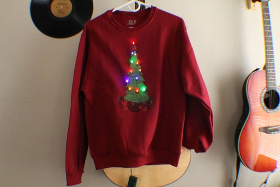 Items Similar To Light Up Christmas Sweater Battery Powered In Color   Il 570xN.403195250 448i 