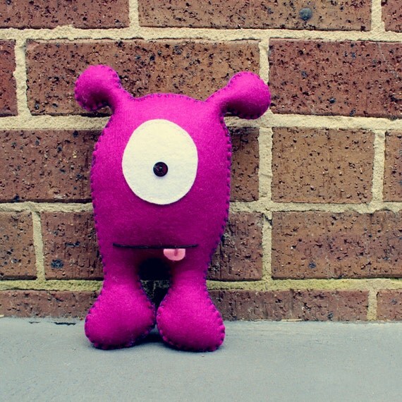 purple monster stuffed animal