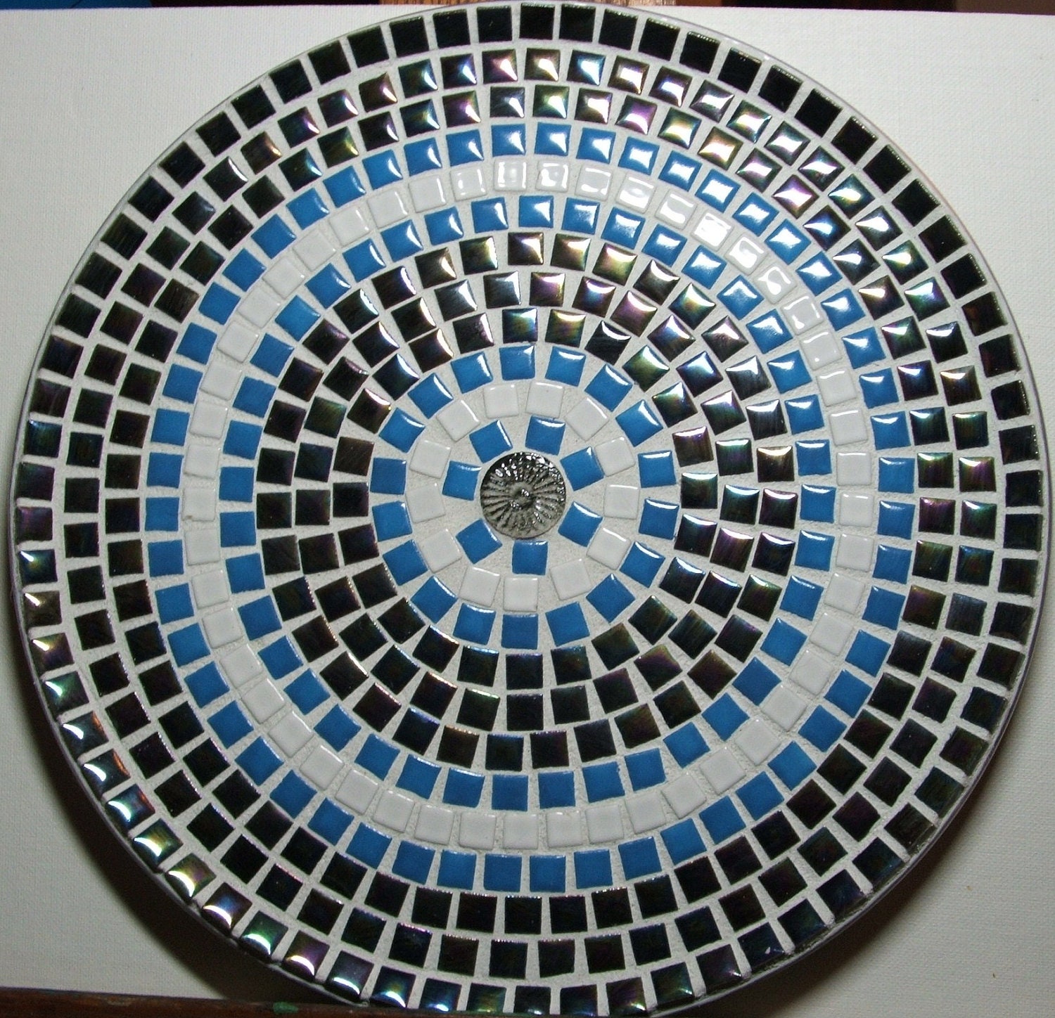 12 Decorative Mosaic Tile Plate