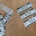Metal School Locker Tags