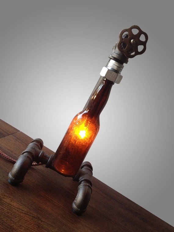 Beer Bottle Lamp Industrial Lighting Steampunk Furniture