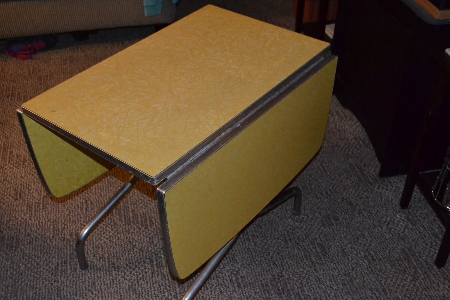 A very Unique 1950's Era Trifold Formica Table