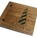 Scrapbook Wooden Album - Wood Burnt 12" x 12" - With Date