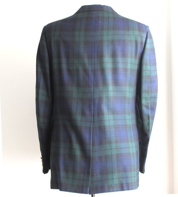 Blackwatch Tartan Wool Sport Coat 44