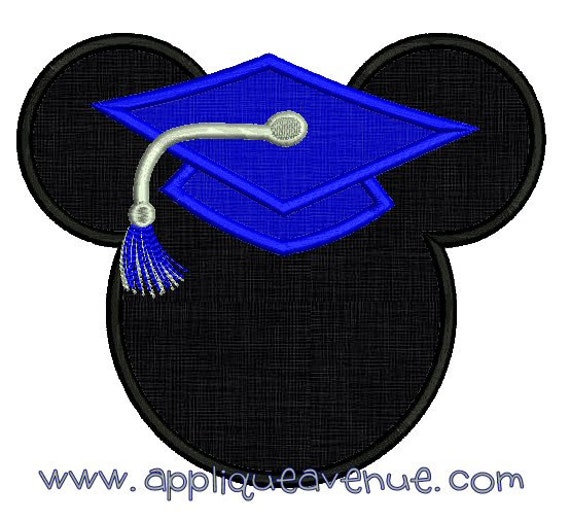 Download Items similar to Mickey Mouse Ears Graduation Cap Digital ...