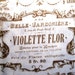 Vintage - Inspired Elegant French Ads Fabric, Fat Quarter, Champagne, 18" X 22" inches, 100% Cotton, For Victorian & Romantic Projects