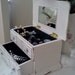 Shabby Chic Jewelry Box Upcycled Chippy Cottage Chic White Box