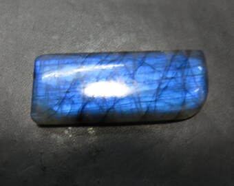 Labradorite Full Flashy Blue Fire Fanshy Shape Very Good Quality Big Size 19X47 mm Approx