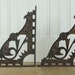 Victorian Shelf Brackets, Metal Brackets, Decorative Brackets, Shelf Brackets, Vintage Brackets