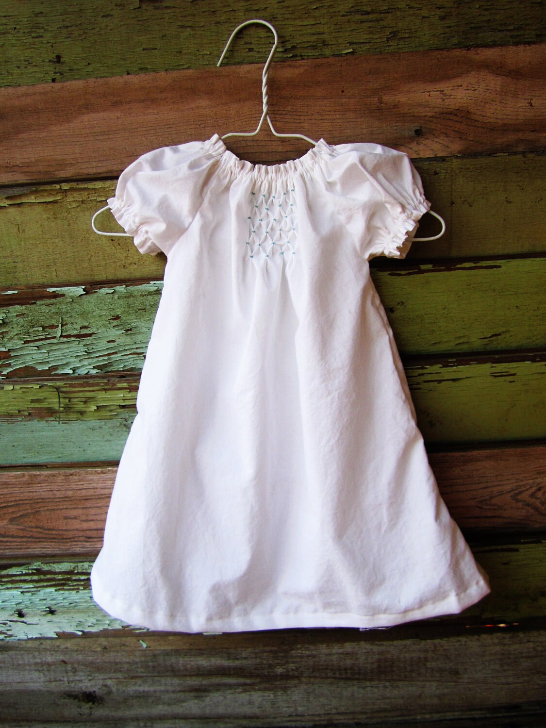 Baby Girls White Flutter Sleeve dress coming home outfit old