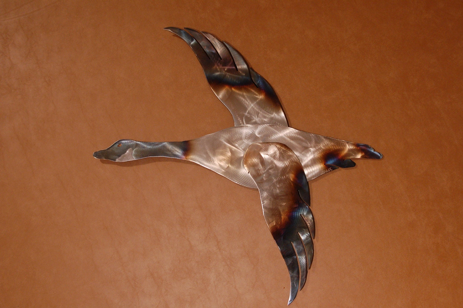 Set of 3 metal wall art Canadian geese