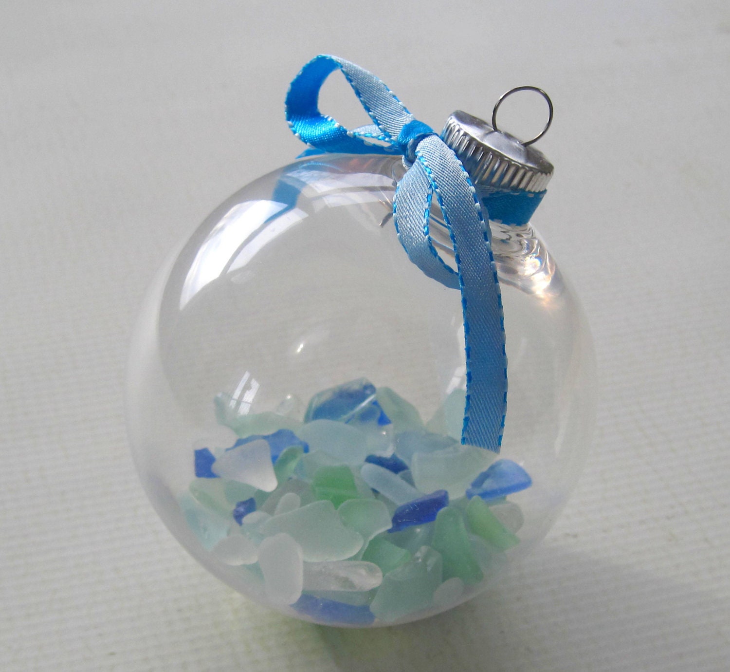 maine sea glass beach christmas ornament ball by maine sea glass beach christmas ornament ball by