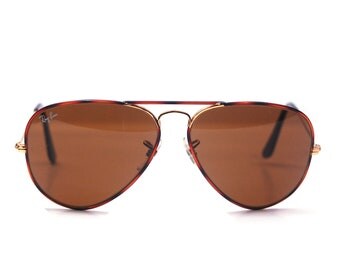 Vintage Ray Ban Bausch and Lomb Tortuga Tortoise Brown Sunglasses 58 mm