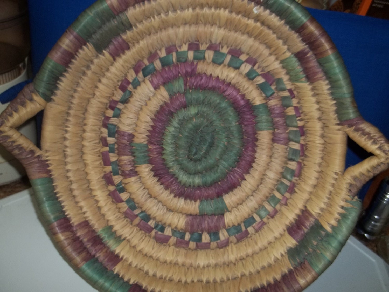 Native American Wedding Sweet grass Basket by mariehuddleston