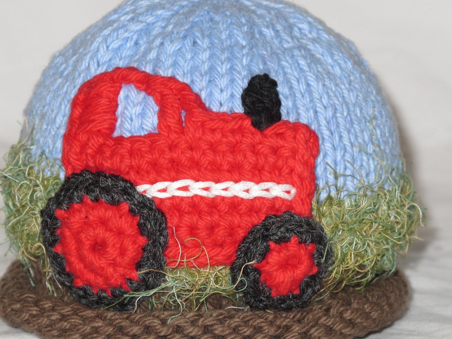 Tractor Tractor Hat Knit Tractor Hat Knit Baby Hat Tractor