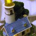 Thomas Kinkade A Light in the Storm Lighted Figurine MINT