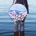 Mountain travelers- round bag with reflective trackway