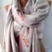 Seagull - Infinity Scarf, Loop Scarf, Circle Scarf - Elegant - It made with good quality CHIFFON fabric - Super Loop