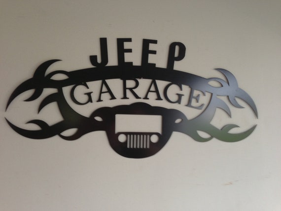 Items similar to jeep wrangler GARAGE SIGN on Etsy